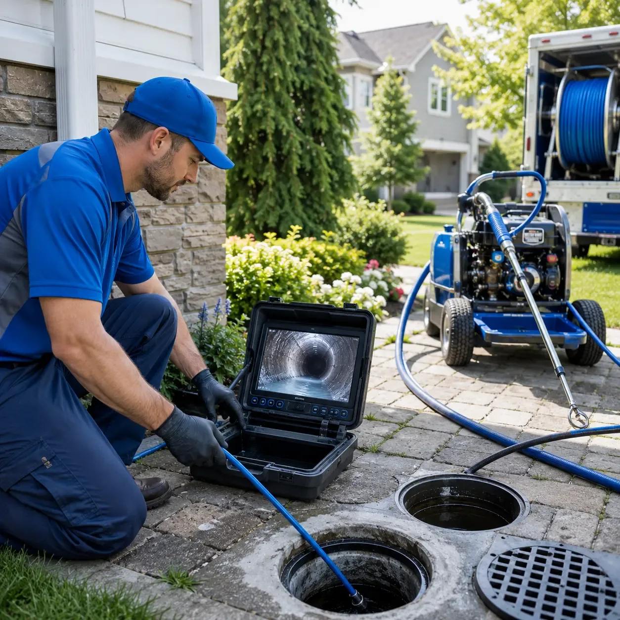Outdoor drain cleaning professionals serving Centerville, IN